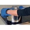 imageDII Basic Terry Collection 100 Cotton Quilted Oven Mitt Aqua 2 PieceBlueberry