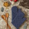 imageDII Basic Terry Collection 100 Cotton Quilted Oven Mitt Aqua 2 PieceFrench Blue