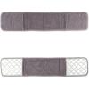 imageDII Basic Terry Collection 100 Cotton Quilted Oven Mitt Aqua 2 PieceGray