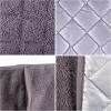 imageDII Basic Terry Collection 100 Cotton Quilted Oven Mitt Aqua 2 PieceGray
