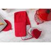 imageDII Basic Terry Collection 100 Cotton Quilted Oven Mitt Aqua 2 PieceRed
