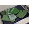 imageDII Basic Terry Collection 100 Cotton Quilted Oven Mitt Aqua 2 PieceSage