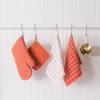 imageDII Basic Terry Collection 100 Cotton Quilted Oven Mitt Aqua 2 PieceSpice