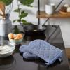 imageDII Basic Terry Collection 100 Cotton Quilted Oven Mitt Aqua 2 PieceStonewash Blue
