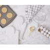 imageDII Basic Terry Collection 100 Cotton Quilted Oven Mitt Aqua 2 PieceWhite