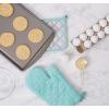 imageDII Basic Terry Collection Quilted 100 Cotton Pan Handle Black 3 PieceAqua