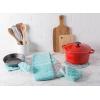 imageDII Basic Terry Collection Quilted 100 Cotton Pan Handle Black 3 PieceAqua
