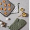 imageDII Basic Terry Collection Quilted 100 Cotton Pan Handle Black 3 PieceArtichoke Green