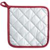 imageDII Basic Terry Collection Quilted 100 Cotton Pan Handle Black 3 PieceBarn Red