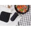 imageDII Basic Terry Collection Quilted 100 Cotton Pan Handle Black 3 PieceBlack