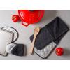 imageDII Basic Terry Collection Quilted 100 Cotton Pan Handle Black 3 PieceBlack