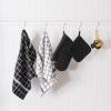 imageDII Basic Terry Collection Quilted 100 Cotton Pan Handle Black 3 PieceBlack