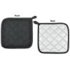 imageDII Basic Terry Collection Quilted 100 Cotton Pan Handle Black 3 PieceBlack