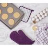 imageDII Basic Terry Collection Quilted 100 Cotton Pan Handle Black 3 PieceEggplant