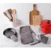 imageDII Basic Terry Collection Quilted 100 Cotton Pan Handle Black 3 PieceGray