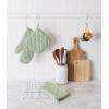 imageDII Basic Terry Collection Quilted 100 Cotton Pan Handle Black 3 PieceMint