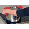 imageDII Basic Terry Collection Quilted 100 Cotton Pan Handle Black 3 PieceRed