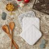 imageDII Basic Terry Collection Quilted 100 Cotton Pan Handle Black 3 PieceWhite