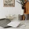 imageDII Basic Terry Collection Quilted 100 Cotton Pan Handle Black 3 PieceWhite