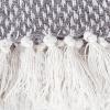imageDII Bold Eclectic Leopard Woven Throw 50x60 Black with White SpotsBlack With White Spots