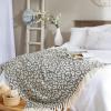 imageDII Bold Eclectic Leopard Woven Throw 50x60 Black with White SpotsBlack With White Spots
