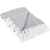 imageDII Bold Eclectic Leopard Woven Throw 50x60 Black with White SpotsBlack With White Spots