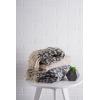 imageDII Bold Eclectic Leopard Woven Throw 50x60 Black with White SpotsTan With White Spots