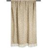 imageDII Bold Eclectic Leopard Woven Throw 50x60 Black with White SpotsTan With White Spots
