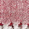 imageDII Buffalo Check Collection Rustic Farmhouse Throw Blanket with Tassles 50x60 NavyOffWhiteRedWhite