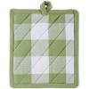 imageDII Buffalo Check Kitchen Collection Classic Farmhouse Kitchen Set Oven Mitt Gray ampamp White 2 PieceAntique Green