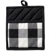 imageDII Buffalo Check Kitchen Collection Classic Farmhouse Kitchen Set Oven Mitt Gray ampamp White 2 PieceBlack  White