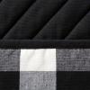 imageDII Buffalo Check Kitchen Collection Classic Farmhouse Kitchen Set Oven Mitt Gray ampamp White 2 PieceBlack  White