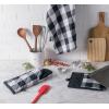 imageDII Buffalo Check Kitchen Collection Classic Farmhouse Kitchen Set Oven Mitt Gray ampamp White 2 PieceBlack  White