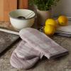 imageDII Buffalo Check Kitchen Collection Classic Farmhouse Kitchen Set Oven Mitt Gray ampamp White 2 PieceDusty Lilac