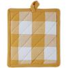 imageDII Buffalo Check Kitchen Collection Classic Farmhouse Kitchen Set Oven Mitt Gray ampamp White 2 PieceHoney Gold