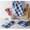 imageDII Buffalo Check Kitchen Collection Classic Farmhouse Kitchen Set Oven Mitt Gray ampamp White 2 PieceNavy  Cream