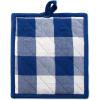 imageDII Buffalo Check Kitchen Collection Classic Farmhouse Kitchen Set Oven Mitt Gray ampamp White 2 PieceNavy  Cream