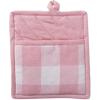 imageDII Buffalo Check Kitchen Collection Classic Farmhouse Kitchen Set Oven Mitt Gray ampamp White 2 PiecePink White