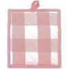 imageDII Buffalo Check Kitchen Collection Classic Farmhouse Kitchen Set Oven Mitt Gray ampamp White 2 PiecePink White