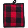imageDII Buffalo Check Kitchen Collection Classic Farmhouse Kitchen Set Oven Mitt Gray ampamp White 2 PieceRed  Black