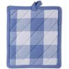 imageDII Buffalo Check Kitchen Collection Classic Farmhouse Kitchen Set Oven Mitt Gray ampamp White 2 PieceStonewash Blue