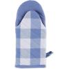 imageDII Buffalo Check Kitchen Collection Classic Farmhouse Kitchen Set Oven Mitt Gray ampamp White 2 PieceStonewash Blue