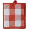 imageDII Buffalo Check Kitchen Collection Classic Farmhouse Kitchen Set Oven Mitt Gray ampamp White 2 PieceVintage Red