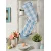 imageDII Buffalo Check Kitchen Collection Classic Farmhouse Kitchen Set Oven Mitt Gray ampamp White 2 PieceWhite  Light Blue
