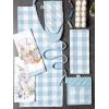 imageDII Buffalo Check Kitchen Collection Classic Farmhouse Kitchen Set Oven Mitt Gray ampamp White 2 PieceWhite  Light Blue