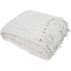 imageDII Chenille Luxury Thick Woven Throw with Fringe 50x60 CreamCream