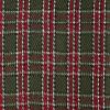 imageDII Christmas Plaid Dcor Collection Recycled Cotton Throw Size Holiday Blankets 50x60 Tartan Holly RedGreen