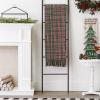 imageDII Christmas Plaid Dcor Collection Recycled Cotton Throw Size Holiday Blankets 50x60 Tartan Holly RedGreen