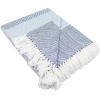 imageDII Diamond Stitch Woven Throw Organic Modern 50 x 60 AquaAqua