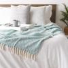 imageDII Diamond Throw Collection Woven Cotton 50x60 CinnamonAqua